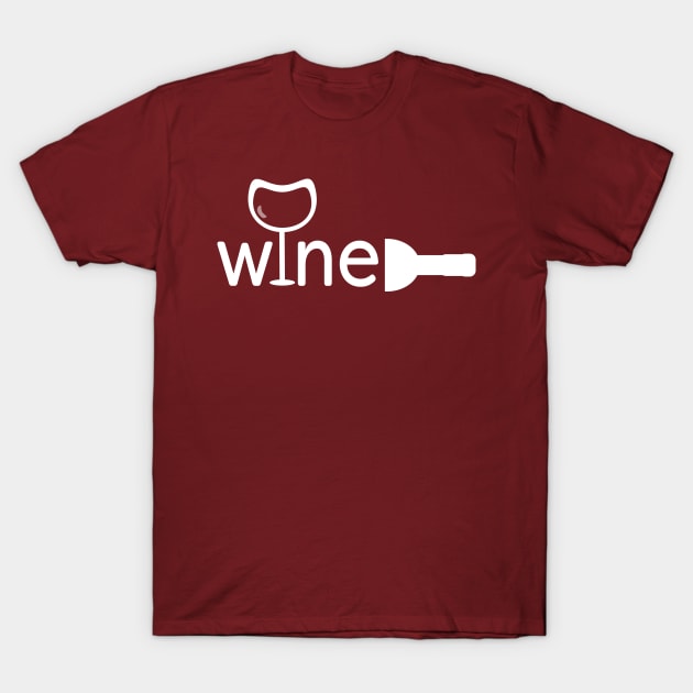 Wine logo for wine lovers T-Shirt by sigdesign